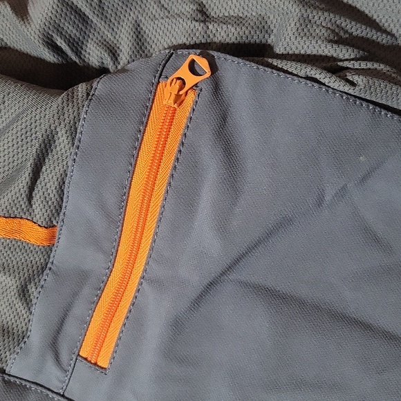 TITLE NINE Gray & Orange Softshell Peacekeeper Trench Coat - Picture 14 of 14